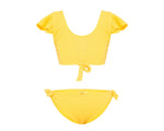 Duskii Amelie Canary Yellow Frill Bikini