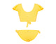 Duskii Amelie Canary Yellow Frill Bikini