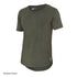 Eleven Workwear Acid Wash Crew Neck T-Shirt Washed Green Small