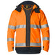 Eleven Workwear Hi-Vis Bio-Motion Taped Soft Shell Jacket Orange Navy
