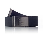 Eleven Workwear Stretch Belt with Metal Buckle Black OS