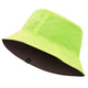 Eleven Workwear Reversable Khaki/Hi-Vis Yellow Bucket Hat OS