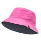 Eleven Workwear Reversable Navy/Pink Bucket Hat OS