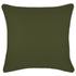 Escape to Paradise Cushion Cover With Piping Solid Eucalyptus 45CM X 45CM