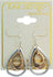 Ear Sense F390 Gold & Silver Teardrop French Hook