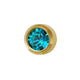 Rossan December Gold Bezel - Blue Zircon FD2051