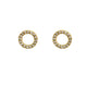 Rossan FE4253G Open Round CZ Gold  8MM