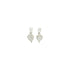 Rossan Cubic Zirconia Textured Heart Drop Fe4264