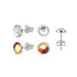 Rossan Duo Pack Flattop Crystal Stud Ab FE4732AB
