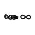 Rossan Infinity Stud Black Fe4860