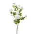 Holly And Ivy White Viburnum Snowball Stem 106CM