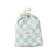 Fox and Fallow Organic Fitted Bassinet Sheet Sage Check