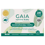 Gaia Biodegradable Water Wipes 280Pk