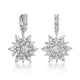 Ross 24 Stone Cubic Zirconia Rhodium Plated Huggy Earrings