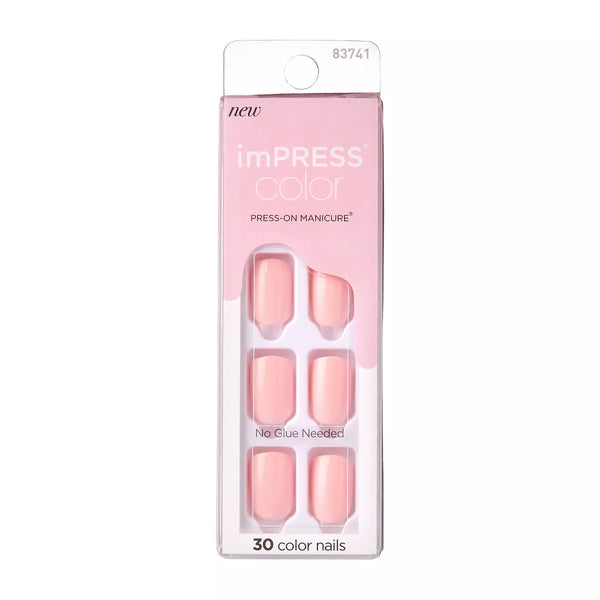 Kiss Impress Color Press-on Manicure Nails - Epick Me Pink