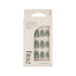 Studio Hue  Press On Nails Medium Almond Saged 24
