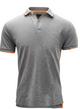Eleven Workwear Essential S/S Polo Shirt Grey Marle