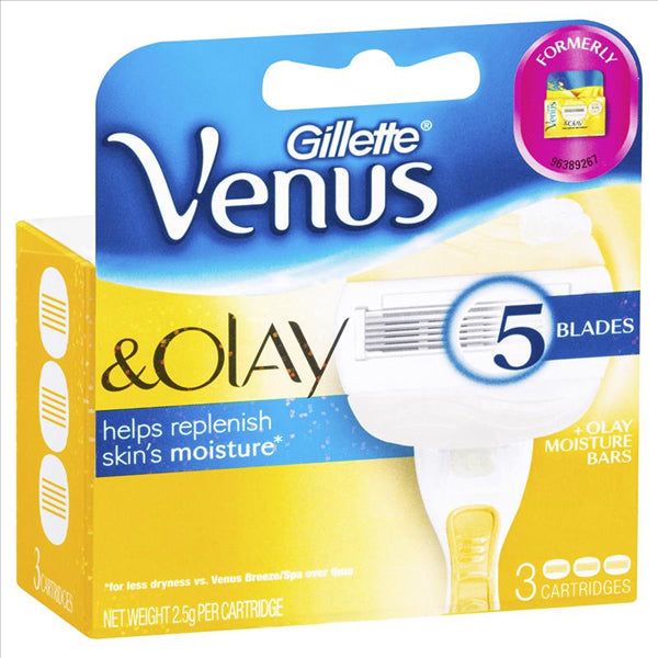 Gillette Venus & Olay Cartridge 3 Pack