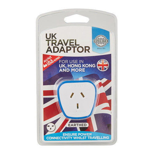 Globite Outbound Uk Travel Adaptor for Australian and New Zealand Devices