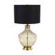 Maison Smoke Glass Urn Table Lamp Gold/Black