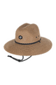 Kooringal Islander Men's Wide Brim Surf Braid Hat Chocolate Large to Extra Large