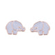 Splosh Heart and Soul Strength Earrings Sterling Silver Plated Hypoallergenic Jewellery