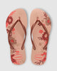 Havaianas Womens Slim Organic Flip Flops in Ballet Rose Gold 41/42