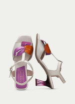 Hispanitas Grete Cream Heeled Sandal