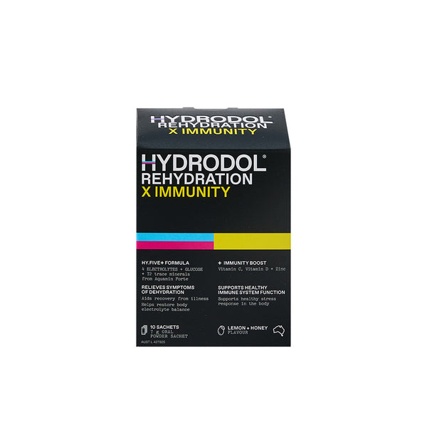 Hydrodol Rehydration X Immunity Powder 10 Pack