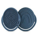 Haakaa Rainbow Silicone Shampoo Brush and Scalp Massager for Exfoliating and Dandruff Removal Steel Blue