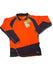 Hard Yakka Hivis Cotton Back Micro Long Sleeve Polo Shirt 11336