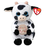 Ty Beanie Bellies Herdly the Cow Plush Stuffed Animal Toy 20CM