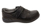 Homyped Odette Strap Women's Leather Shoes Black Size 7