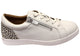 Homyped Womens Lotti Zip Lace Animal Print Shoes