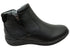 Homyped Glee Padded Top Women's Leather Ankle Boots Black C+ Width Size 9