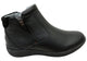 Homyped Glee Padded Top Women's Leather Ankle Boots Black C+ Width Size 9