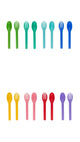 Montii Co Reusable Fork and Spoon Cutlery Set Mixed Bag