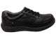 Homyped Samuel Lace Up Mens Leather Supportive Extra Extra Wide Shoes