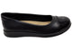 Homyped Scope Ballet Womens Comfortable Leather Shoes Black