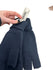 Wicked Sista Soft Knit Fingerless Gloves Navy
