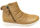 Scholl Nina Womens Supportive Leather Slide Sandals Tan 39