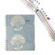 Notely Undated Hydrangea Diary Planner Journal 240 Pages