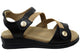 Homyped Magnolia Strap Sandal in Black Tan 10