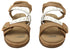 Homyped Magnolia Strap Sandal in Tan and Off White Size 9