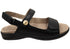 Homyped Waverley Simple Women's Leather Comfort Sandals Black D Width Size 8