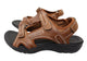 Homyped Utah 2.0 Mens Leather Sandals in Tab Brown Size 8
