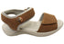 Homyped Niche Mary Jane Comfort Leather Shoes for Women Tan Size 10