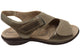 Homyped Avril Womens Supportive Leather Sandals Taupe