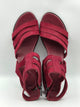Arche Sample Iziais Burgundy Heeled Leather Sandal