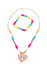 Great Pretender Rainbow Love Necklace & Bracelet Set